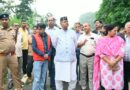 मसूरी-देहरादून मार्ग पर भूस्खलन से बढ़ी परेशानी, मंत्री गणेश जोशी ने किया निरीक्षण