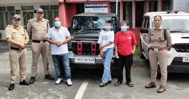 बल्लूपुर-चकराता रोड पर थार से हुड़दंग, पुलिस ने चालक समेत 3 को हिरासत में लिया