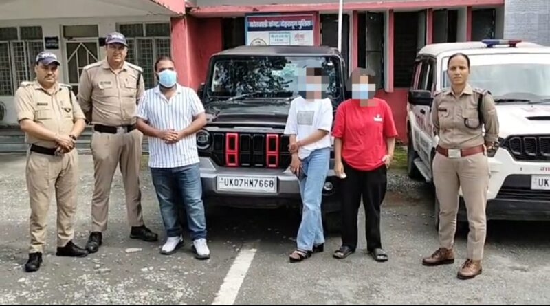 बल्लूपुर-चकराता रोड पर थार से हुड़दंग, पुलिस ने चालक समेत 3 को हिरासत में लिया