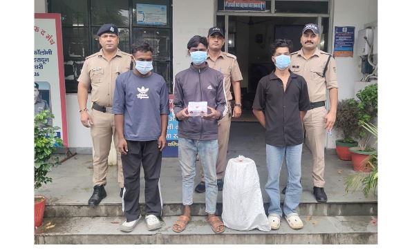 नेहरू कॉलोनी में नकबजनी का खुलासा, तीन आरोपी गिरफ्तार