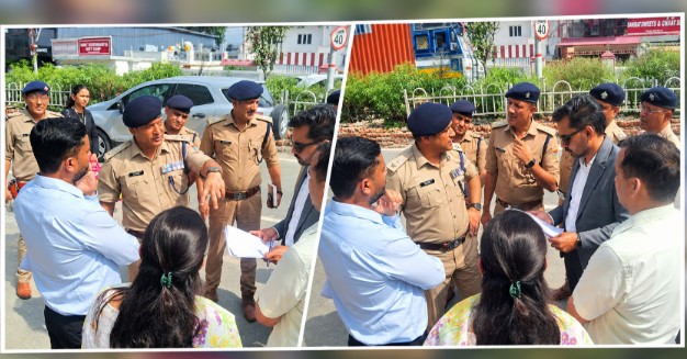 मोहब्बेवाला में लगातार हादसों पर प्रशासन सख्त, डीएम-एसएसपी ने किया दिल्ली-देहरादून हाईवे का निरीक्षण