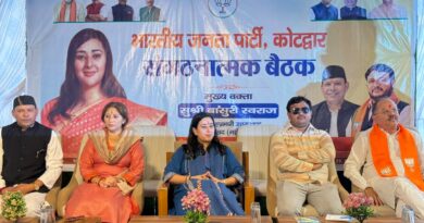 भाजपा प्रदेश सह-प्रभारी बांसुरी स्वराज का कोटद्वार एवं सतपुली में कार्यकर्ताओं ने किया स्वागत
