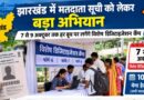 झारखंड में मतदाता सूची को लेकर बड़ा अभियान, 7 से 9 अक्टूबर तक हर बूथ पर लगेंगे विशेष डिजिटाइजेशन कैंप
